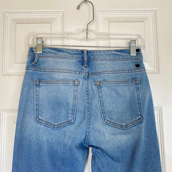 DENIM X Alexander Wang 001 Skinny Jeans Light Denim Fade Size 24 Classic - Picture 8 of 10